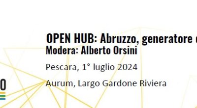 NEWS 45/2024 Open HUB: Abruzzo generatore di competenze